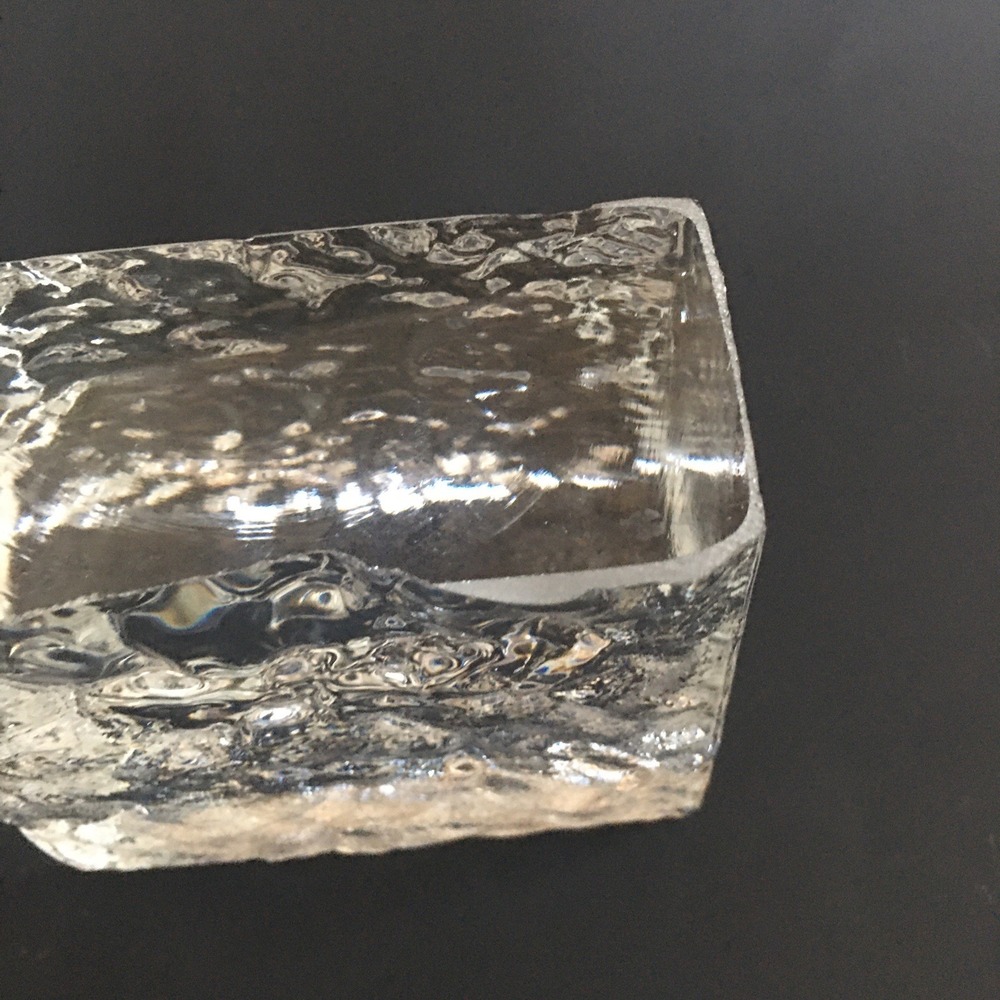 Modern Textured Glass Decor Glass Blocks Transparent Ice Crystal Textural Glass - Picture 13 of 13